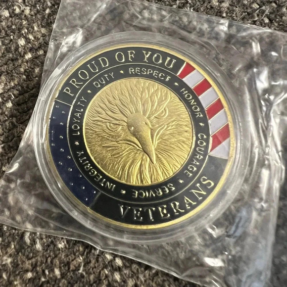 NWT Salute to your Service Military Challenge Coin for Veterans - Picture 3 of 7